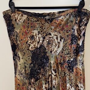 Rouge Woman Embellished Midi Skirt